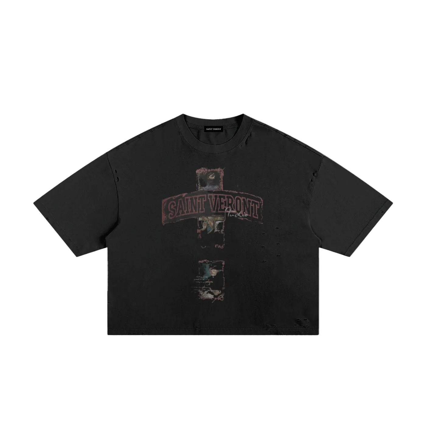 Saint Veront Classic Frayed Boxy Tee