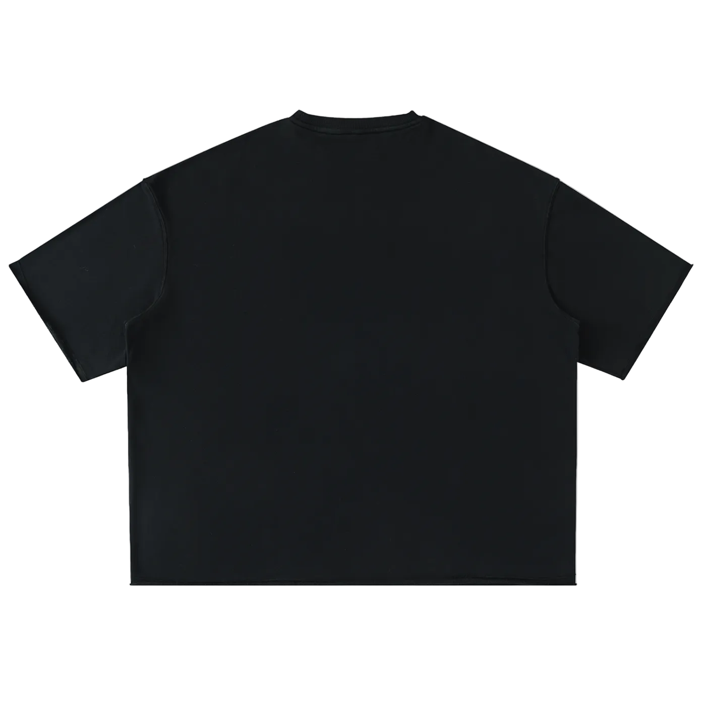 Saint Veront Washed Rolled Hem Half Sleeve T-Shirt