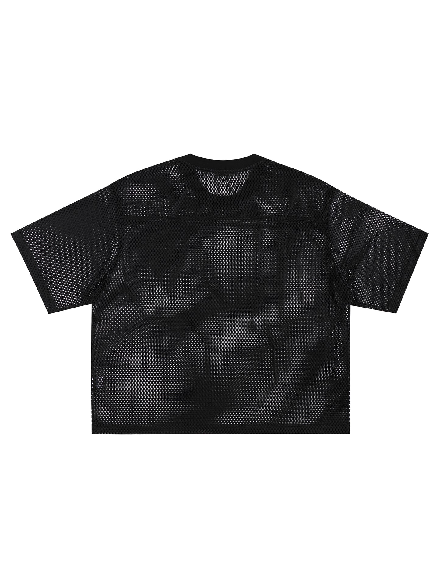 Saint Veront See-through Boxy Net women T-Shirt
