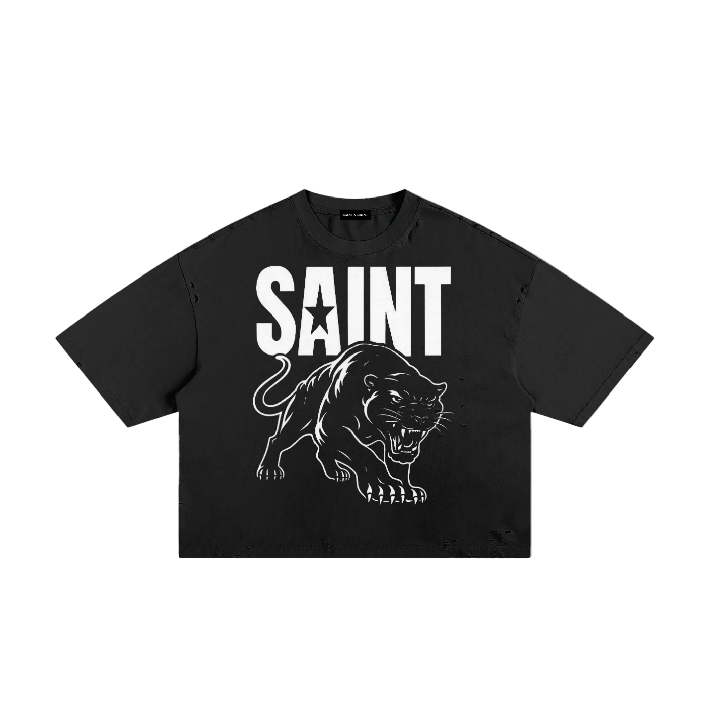 Saint Veront Classic Frayed Boxy Tee
