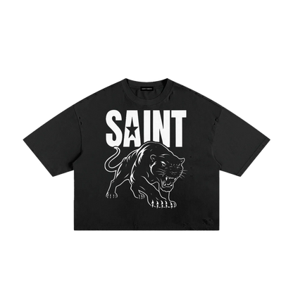 Saint Veront Classic Frayed Boxy Tee