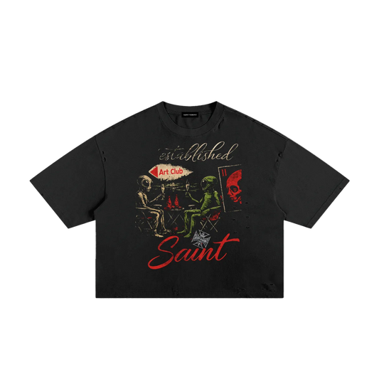 Saint Veront Classic Frayed Boxy Tee