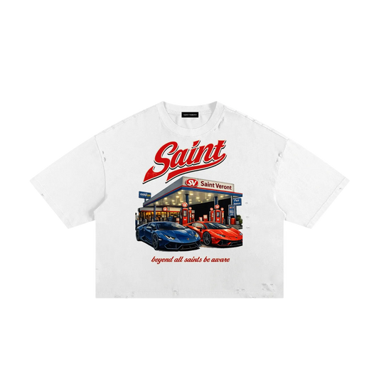 Saint Veront Classic Frayed Boxy Tee
