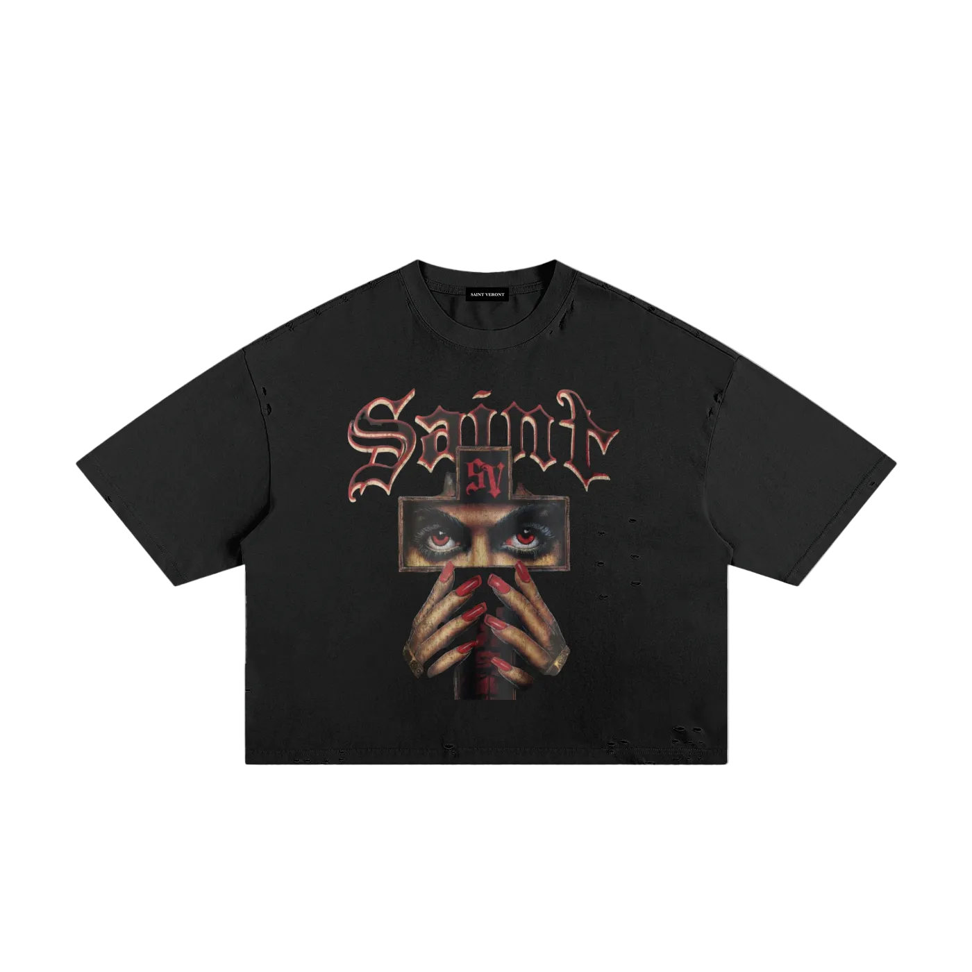 Saint Veront Classic Frayed Boxy Tee