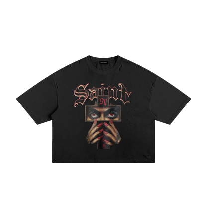 Saint Veront Classic Frayed Boxy Tee