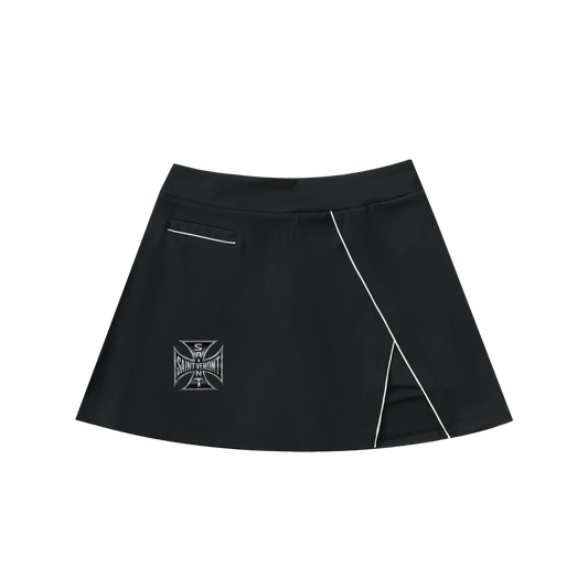 Saint Veront High-Waist Pocketed A-Line Skirt