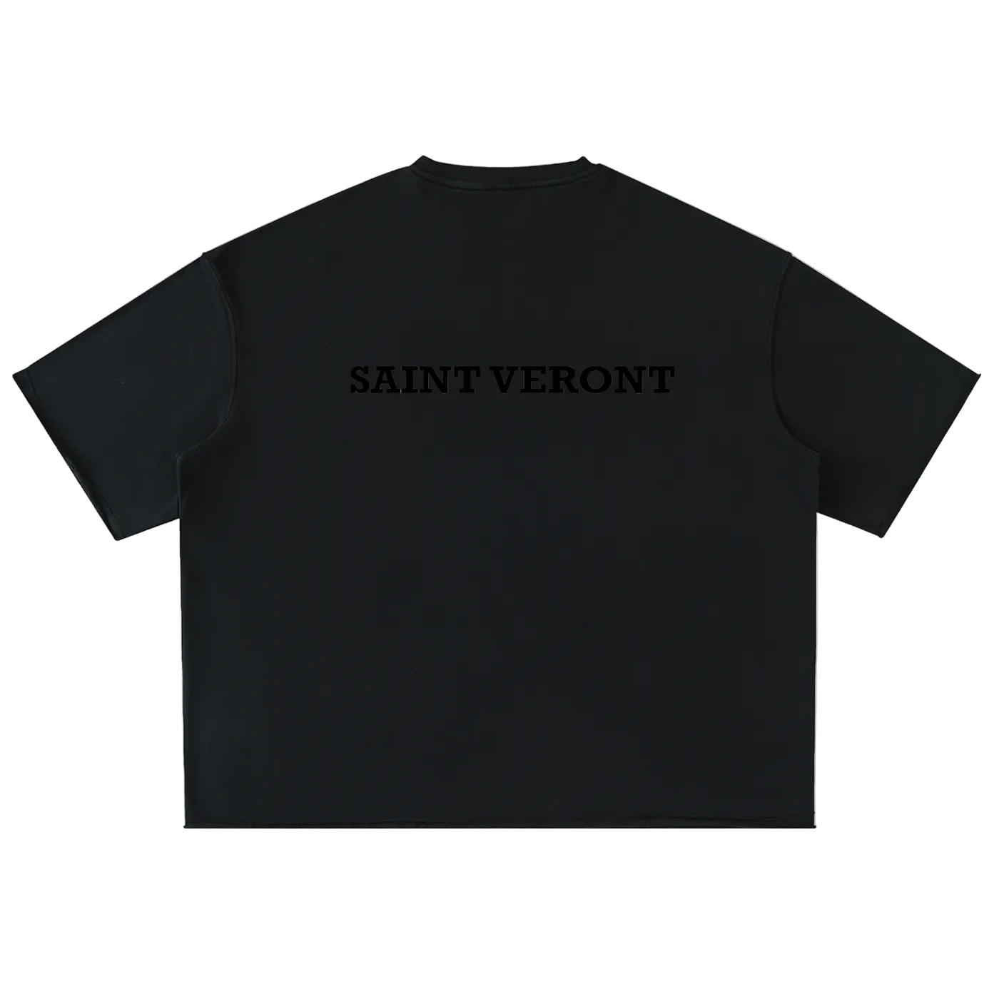 Washed Rolled Hem Half Sleeve T-Shirt