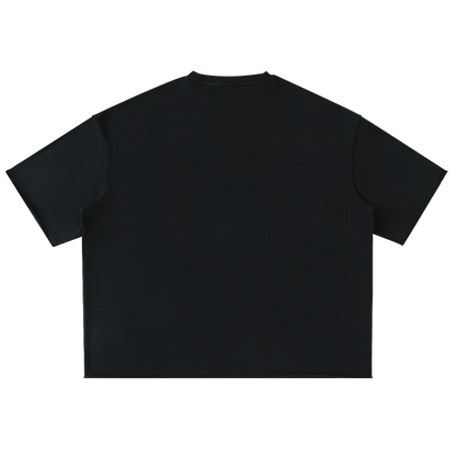 Saint Veront Washed Rolled Hem Half Sleeve T-Shirt