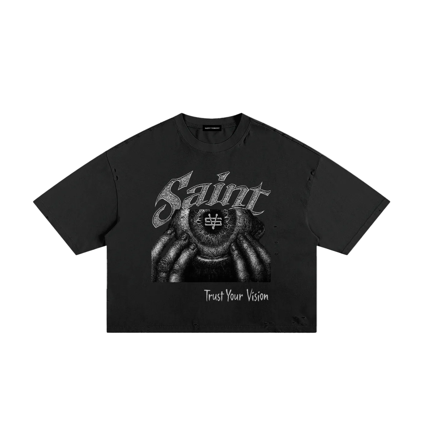 Saint Veront Classic Frayed Boxy Tee