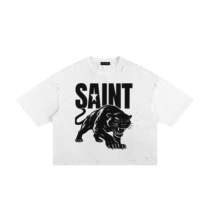 Saint Veront Classic Frayed Boxy Tee