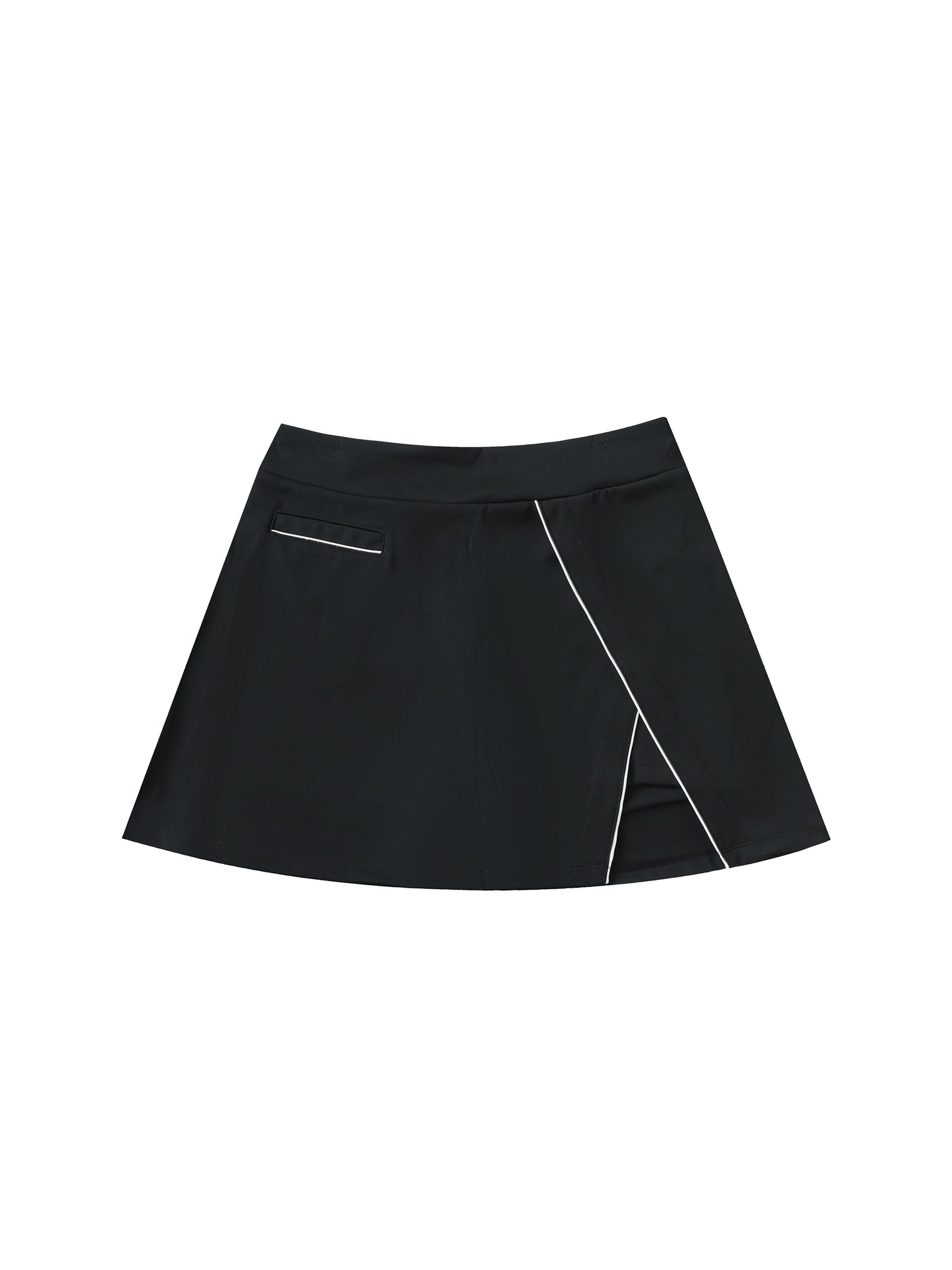 Saint Veront High-Waist Pocketed A-Line Skirt