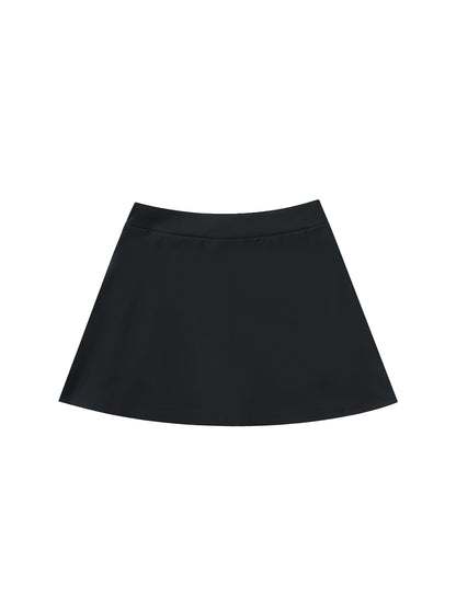 Saint Veront High-Waist Pocketed A-Line Skirt